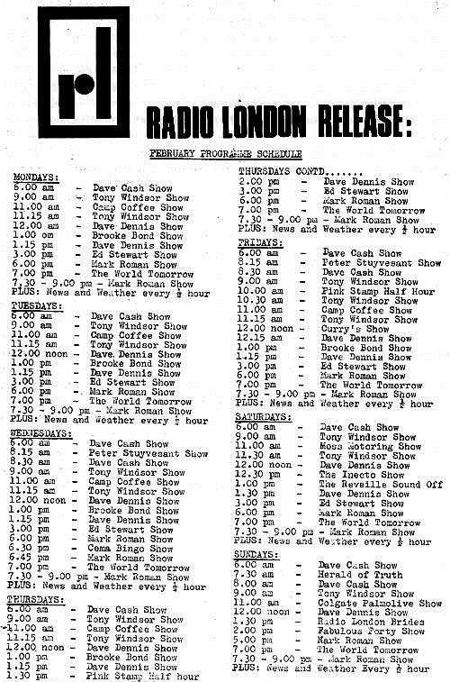 Radio London Programmes